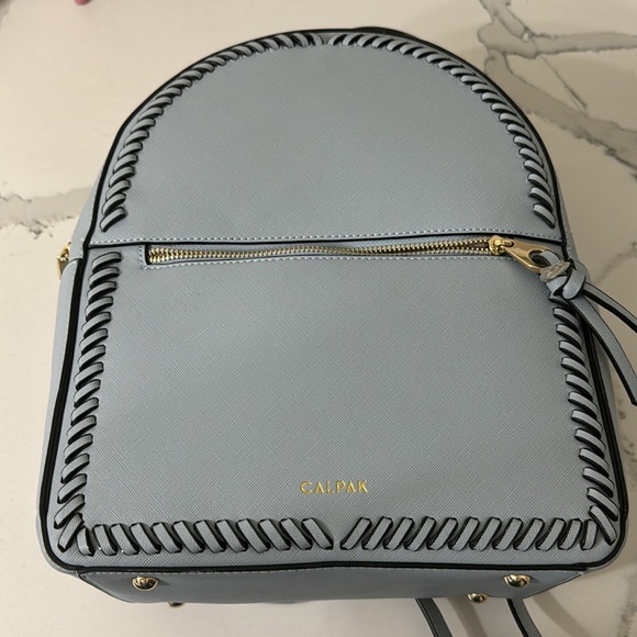Calpak Light blue leather backpack - Picture 2 of 3